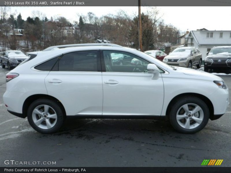 Starfire Pearl / Black 2014 Lexus RX 350 AWD
