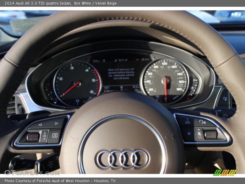 Ibis White / Velvet Beige 2014 Audi A6 3.0 TDI quattro Sedan