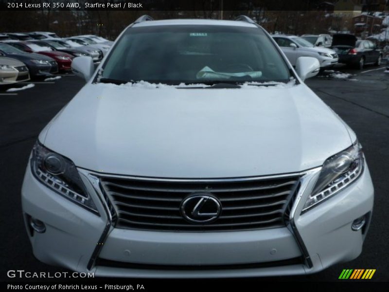 Starfire Pearl / Black 2014 Lexus RX 350 AWD