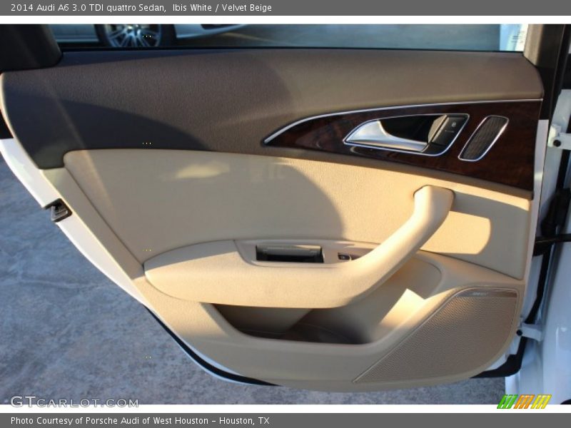 Ibis White / Velvet Beige 2014 Audi A6 3.0 TDI quattro Sedan