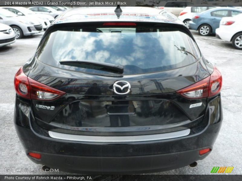 Jet Black Mica / Black 2014 Mazda MAZDA3 i Grand Touring 5 Door