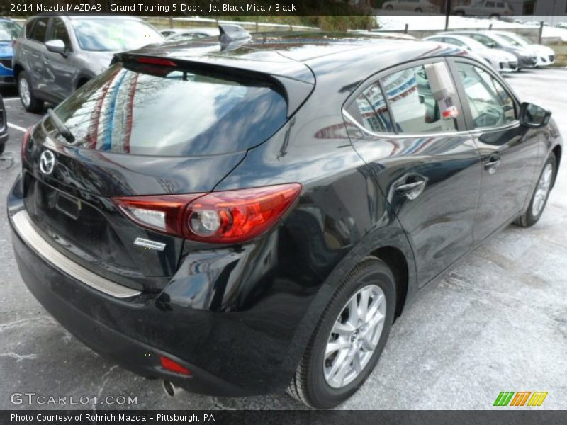 Jet Black Mica / Black 2014 Mazda MAZDA3 i Grand Touring 5 Door