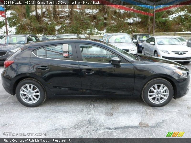 Jet Black Mica / Black 2014 Mazda MAZDA3 i Grand Touring 5 Door