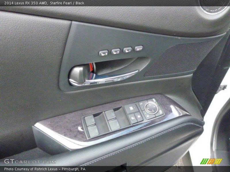 Starfire Pearl / Black 2014 Lexus RX 350 AWD