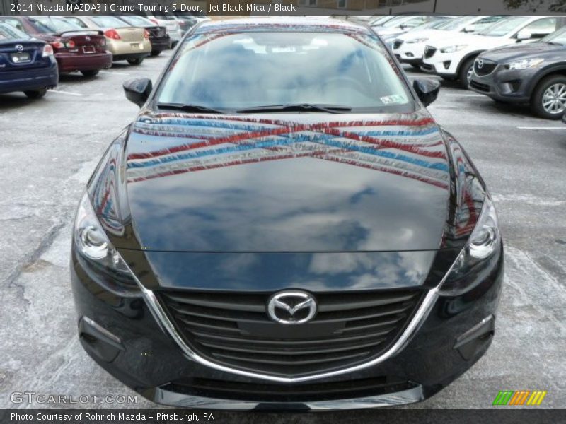 Jet Black Mica / Black 2014 Mazda MAZDA3 i Grand Touring 5 Door