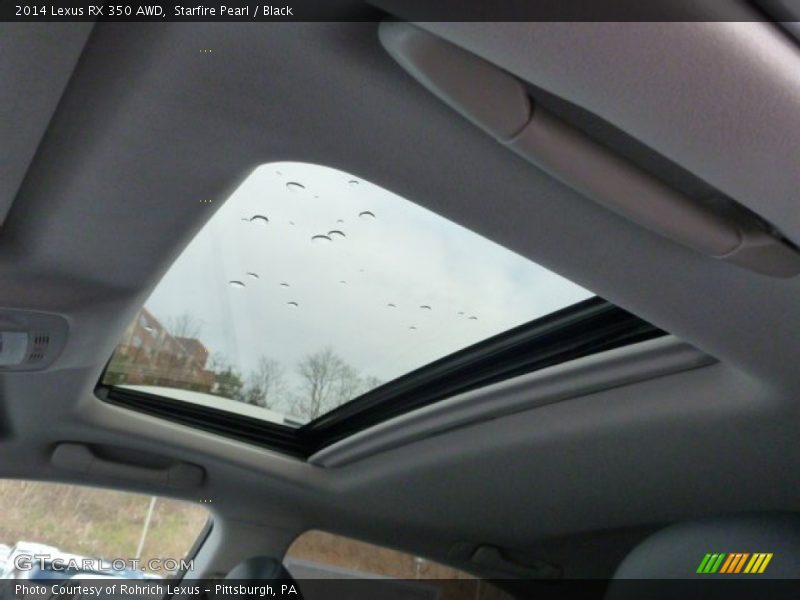 Starfire Pearl / Black 2014 Lexus RX 350 AWD