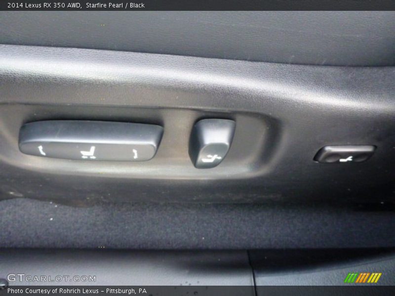 Starfire Pearl / Black 2014 Lexus RX 350 AWD