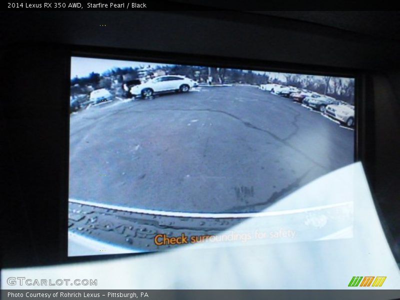 Starfire Pearl / Black 2014 Lexus RX 350 AWD