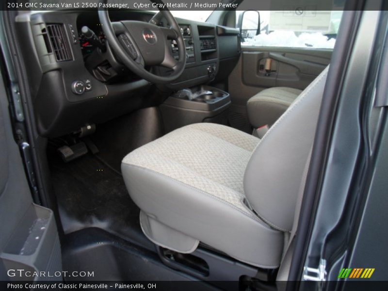 Cyber Gray Metallic / Medium Pewter 2014 GMC Savana Van LS 2500 Passenger