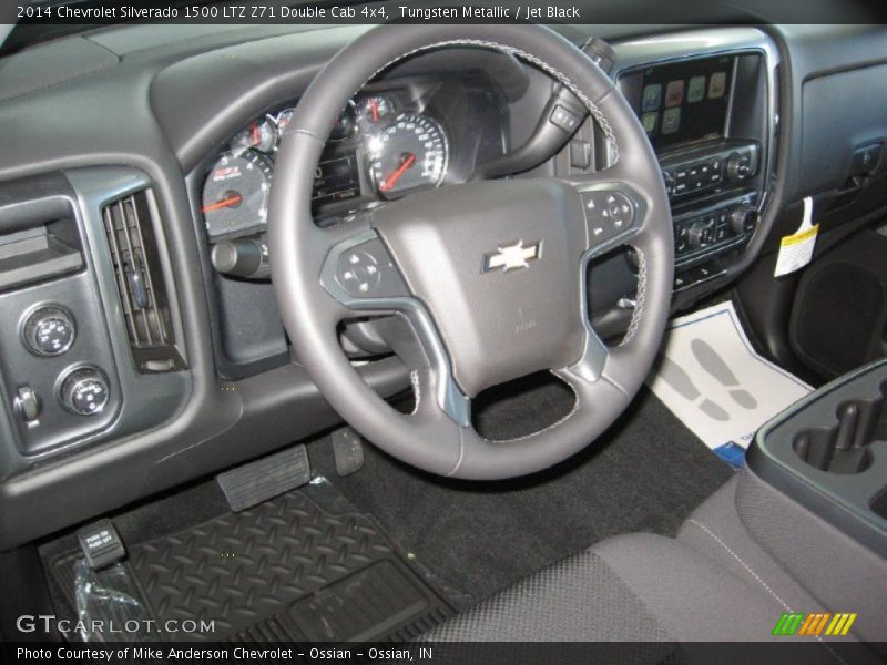 Tungsten Metallic / Jet Black 2014 Chevrolet Silverado 1500 LTZ Z71 Double Cab 4x4