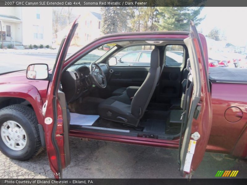  2007 Canyon SLE Extended Cab 4x4 Dark Pewter Interior