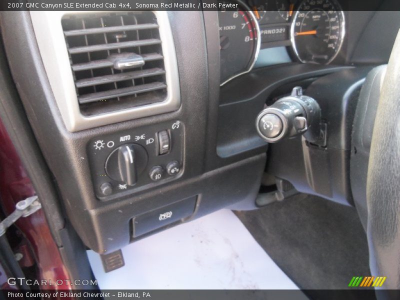 Sonoma Red Metallic / Dark Pewter 2007 GMC Canyon SLE Extended Cab 4x4