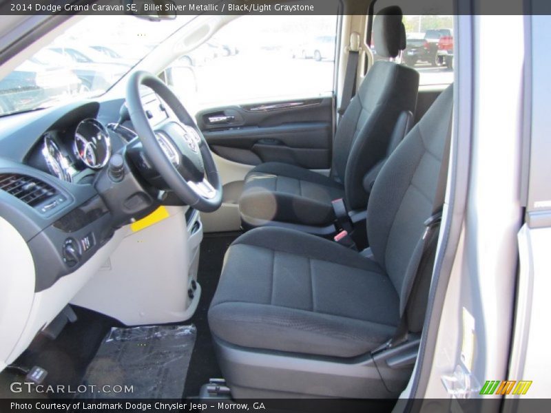 Billet Silver Metallic / Black/Light Graystone 2014 Dodge Grand Caravan SE