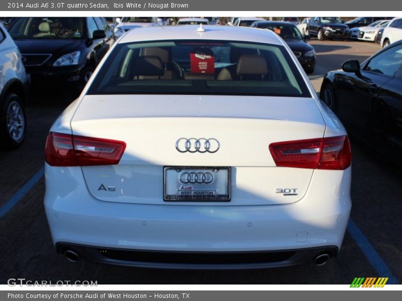 Ibis White / Nougat Brown 2014 Audi A6 3.0T quattro Sedan