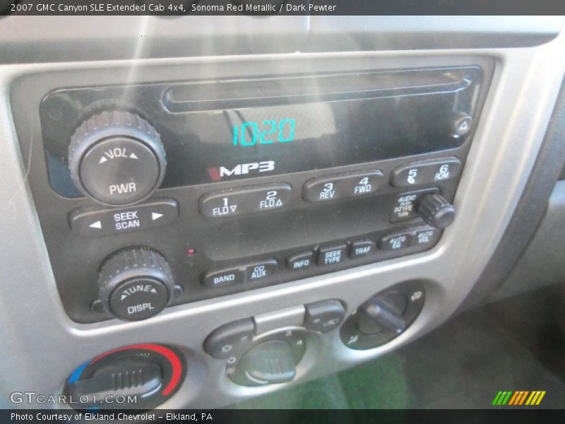 Sonoma Red Metallic / Dark Pewter 2007 GMC Canyon SLE Extended Cab 4x4