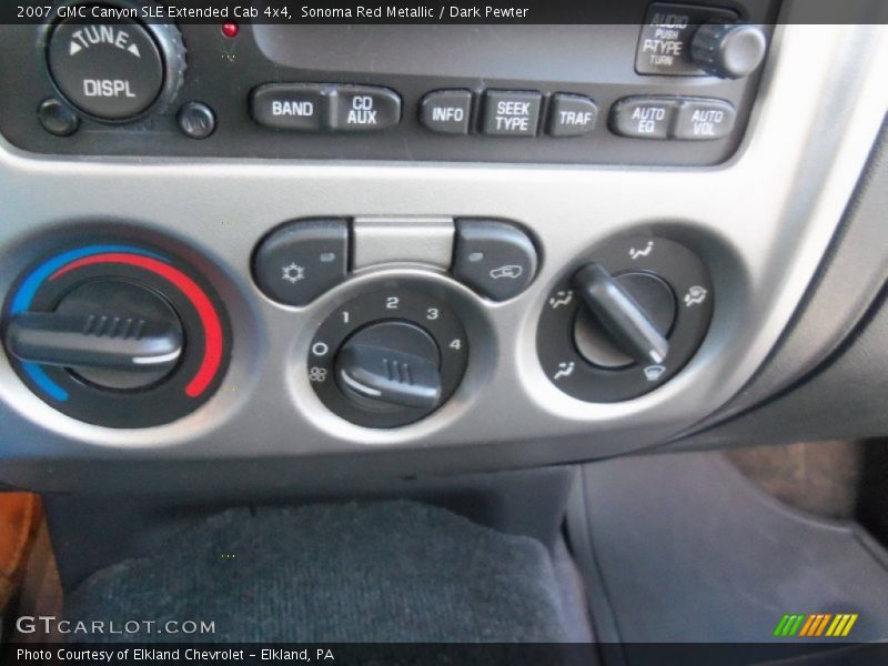 Sonoma Red Metallic / Dark Pewter 2007 GMC Canyon SLE Extended Cab 4x4