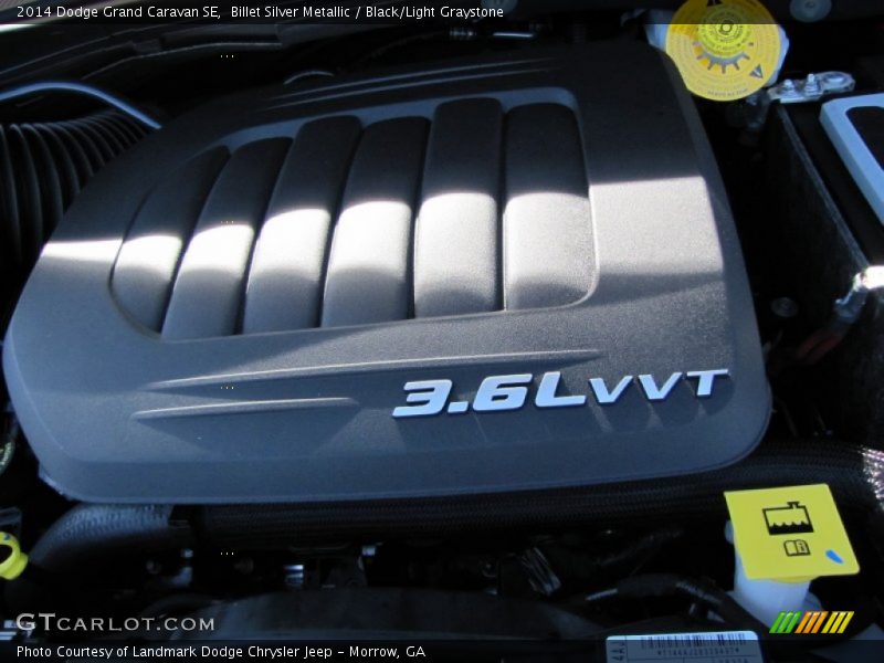 Billet Silver Metallic / Black/Light Graystone 2014 Dodge Grand Caravan SE