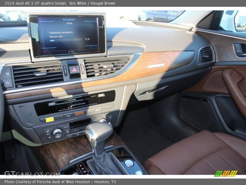 Ibis White / Nougat Brown 2014 Audi A6 3.0T quattro Sedan