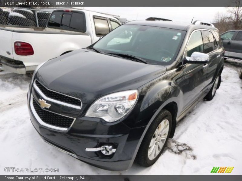 Black / Jet Black 2010 Chevrolet Equinox LT
