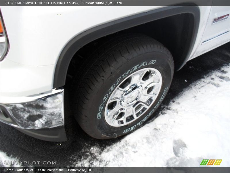Summit White / Jet Black 2014 GMC Sierra 1500 SLE Double Cab 4x4