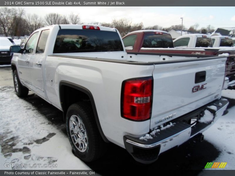 Summit White / Jet Black 2014 GMC Sierra 1500 SLE Double Cab 4x4