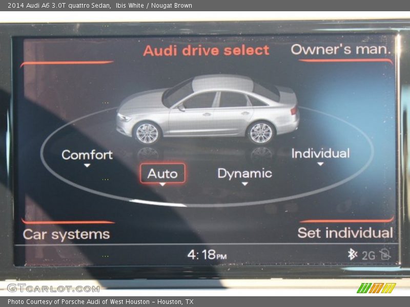 Ibis White / Nougat Brown 2014 Audi A6 3.0T quattro Sedan