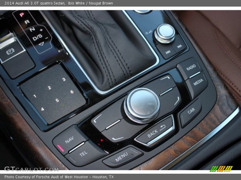 Ibis White / Nougat Brown 2014 Audi A6 3.0T quattro Sedan