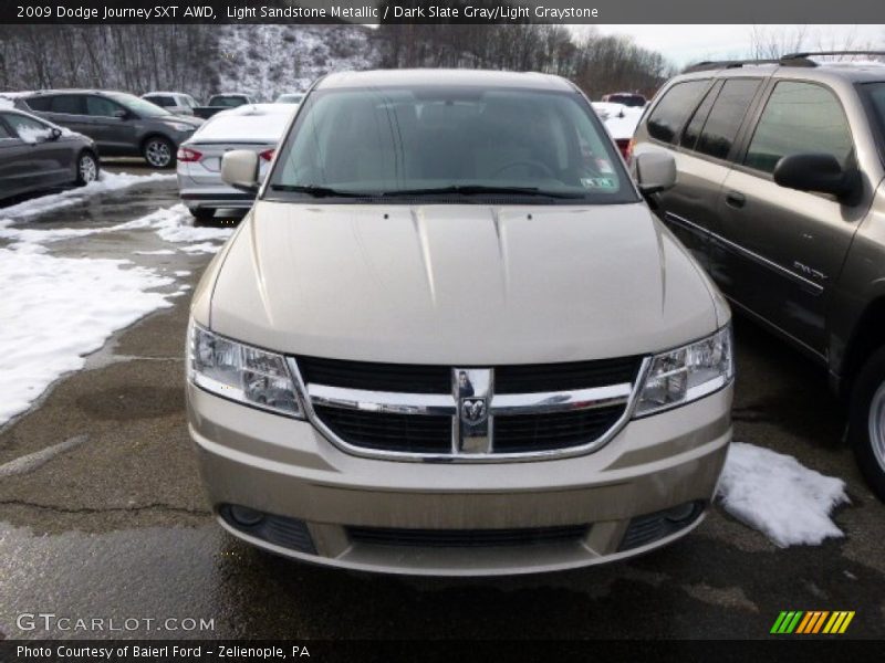 Light Sandstone Metallic / Dark Slate Gray/Light Graystone 2009 Dodge Journey SXT AWD
