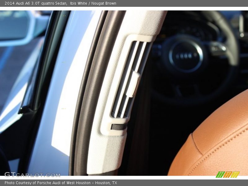 Ibis White / Nougat Brown 2014 Audi A6 3.0T quattro Sedan
