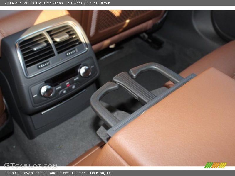 Ibis White / Nougat Brown 2014 Audi A6 3.0T quattro Sedan