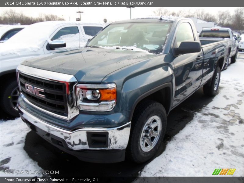 Stealth Gray Metallic / Jet Black/Dark Ash 2014 GMC Sierra 1500 Regular Cab 4x4