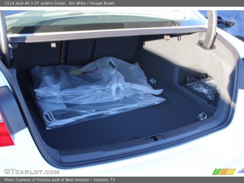 Ibis White / Nougat Brown 2014 Audi A6 3.0T quattro Sedan