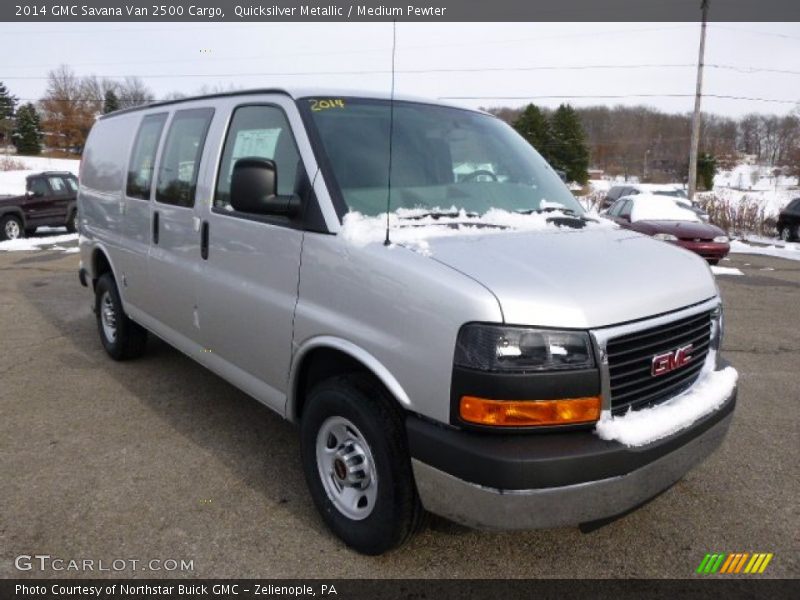 Quicksilver Metallic / Medium Pewter 2014 GMC Savana Van 2500 Cargo