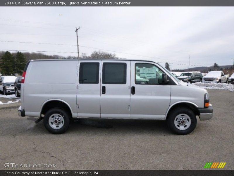 Quicksilver Metallic / Medium Pewter 2014 GMC Savana Van 2500 Cargo