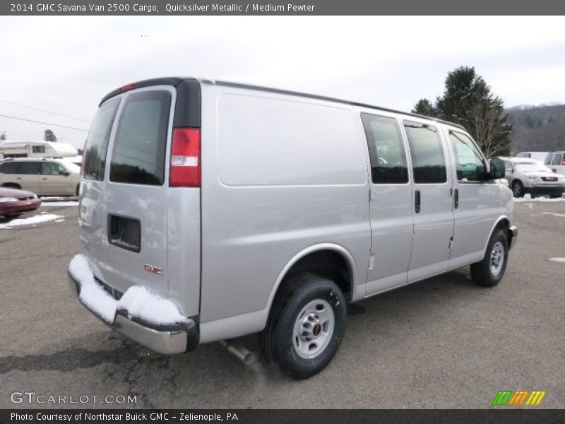 Quicksilver Metallic / Medium Pewter 2014 GMC Savana Van 2500 Cargo