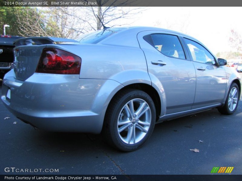 Billet Silver Metallic / Black 2014 Dodge Avenger SE