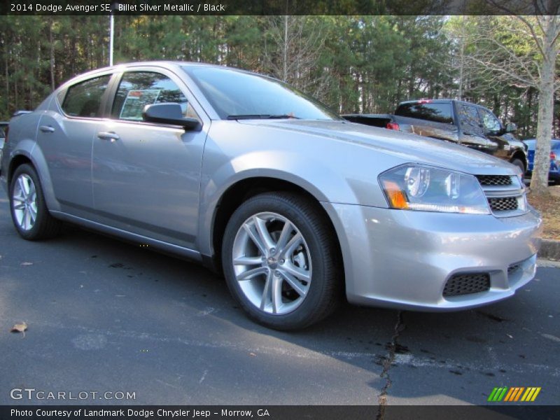 Billet Silver Metallic / Black 2014 Dodge Avenger SE