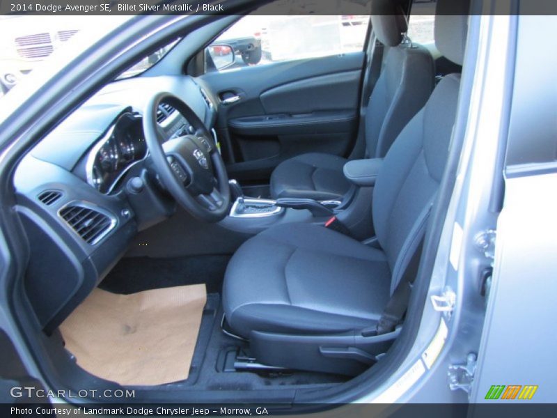 Billet Silver Metallic / Black 2014 Dodge Avenger SE