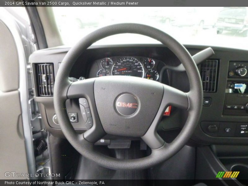 Quicksilver Metallic / Medium Pewter 2014 GMC Savana Van 2500 Cargo