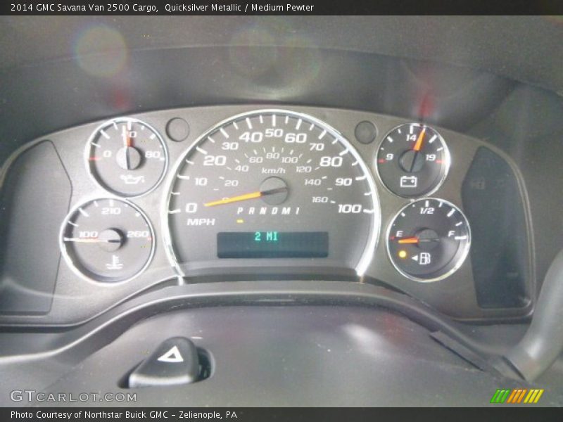 Quicksilver Metallic / Medium Pewter 2014 GMC Savana Van 2500 Cargo
