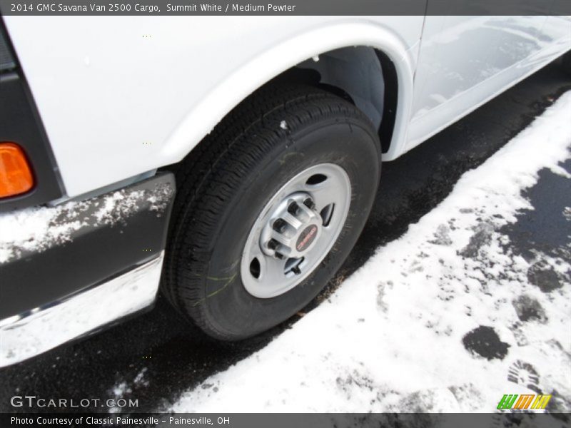 Summit White / Medium Pewter 2014 GMC Savana Van 2500 Cargo