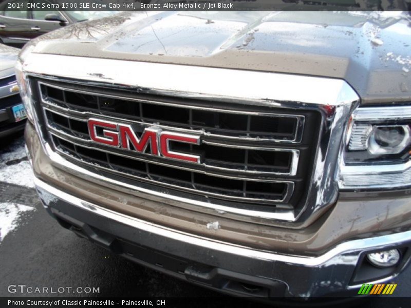 Bronze Alloy Metallic / Jet Black 2014 GMC Sierra 1500 SLE Crew Cab 4x4