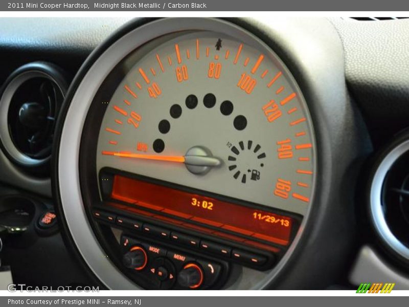 Midnight Black Metallic / Carbon Black 2011 Mini Cooper Hardtop
