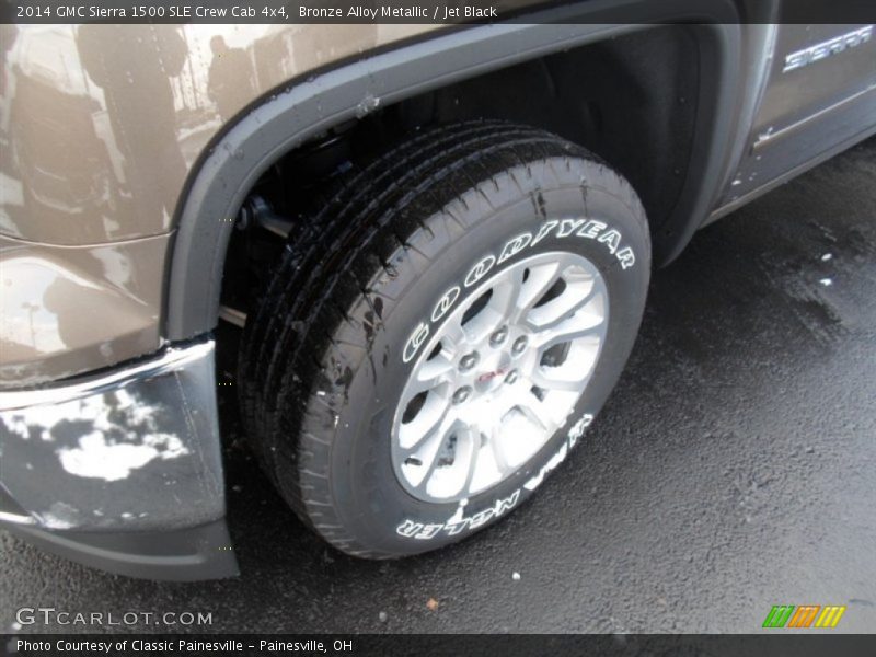 Bronze Alloy Metallic / Jet Black 2014 GMC Sierra 1500 SLE Crew Cab 4x4