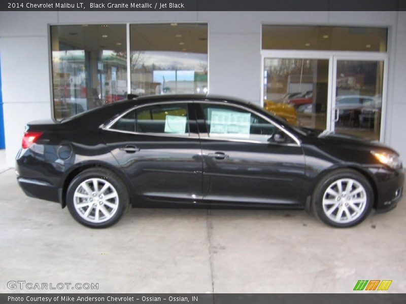 Black Granite Metallic / Jet Black 2014 Chevrolet Malibu LT
