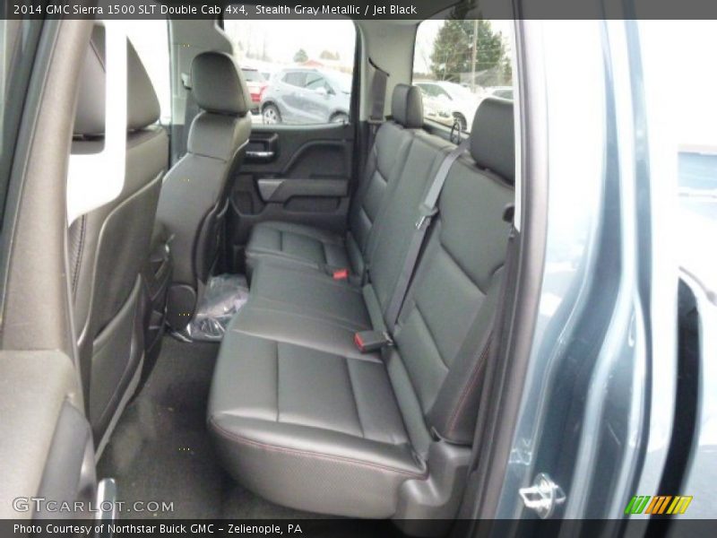 Stealth Gray Metallic / Jet Black 2014 GMC Sierra 1500 SLT Double Cab 4x4