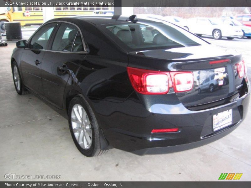 Black Granite Metallic / Jet Black 2014 Chevrolet Malibu LT