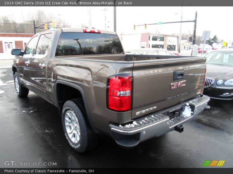 Bronze Alloy Metallic / Jet Black 2014 GMC Sierra 1500 SLE Crew Cab 4x4