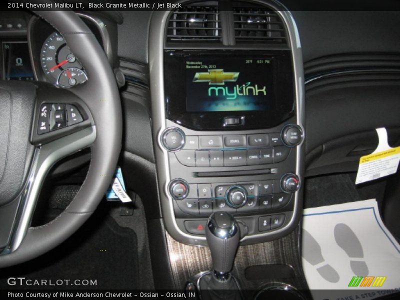 Black Granite Metallic / Jet Black 2014 Chevrolet Malibu LT