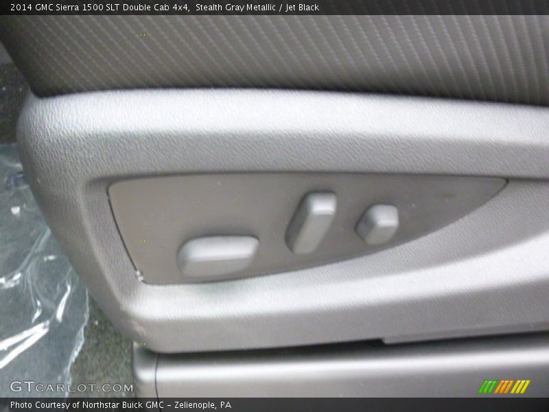 Stealth Gray Metallic / Jet Black 2014 GMC Sierra 1500 SLT Double Cab 4x4